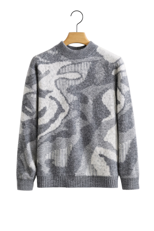 Valen Jacquard Maison Cashmere Sweater