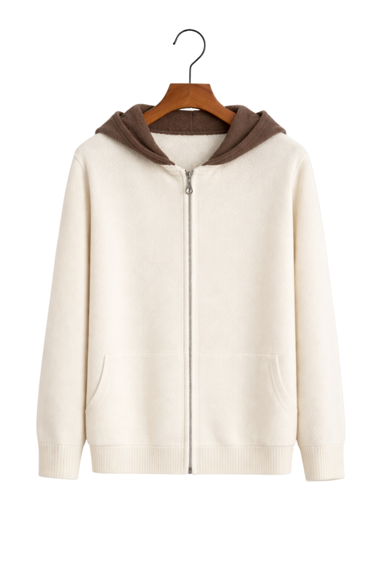 Montclair Maison Cashmere Zip Hoodie