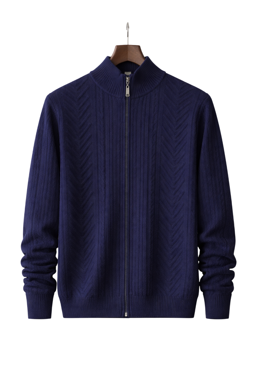 Nocturne Rib Wool Quarter-Zip
